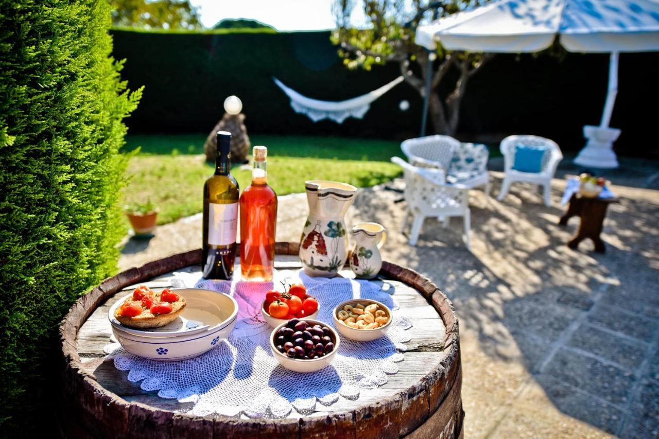 I Cinque Trulli With Swimming Pool Villa มาร์ตินาฟรังกา ภายนอก รูปภาพ